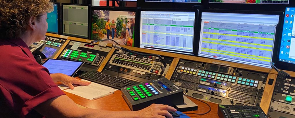 IBEW members working in broadcasting often must work weekends, such as this technician and member of Boston Local 1228. Those in Rhode Island are now receiving back for Sundays, thanks to an attentive shop steward.