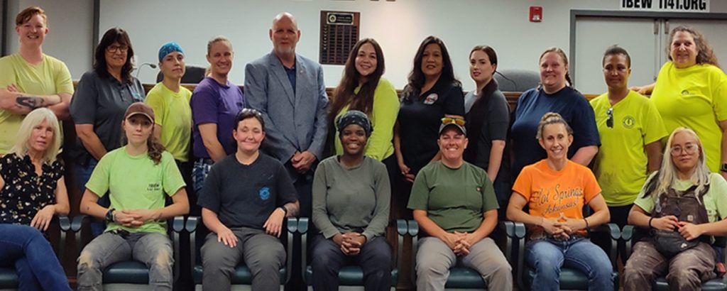 An increasing number of women are joining the ranks of Oklahoma City Local 1141 and they’re not just excelling at the trade, they’re taking on leadership roles, both within the local and the wider labor community.