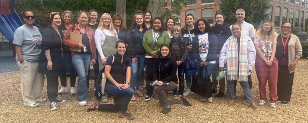 Teachers and other staff at Highlander Charter Elementary School voted overwhelmingly to join Cranston, R.I., Local 2323 in August. "Steve let us know that there's a seat for us, too, where we're the experts and the IBEW gives us the voice we deserve," said Michaela Wnuk, a math specialist and one of the lead organizers.